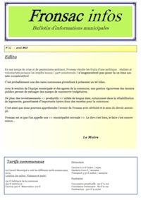 Bulletin municipal n°11 Bulletin municipal n°11
