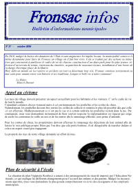 Bulletin municipal n°17 Bulletin municipal n°17