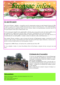 Bulletin municipal n°23 Bulletin municipal n°23